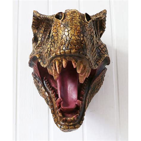 dinosaur wall mount head